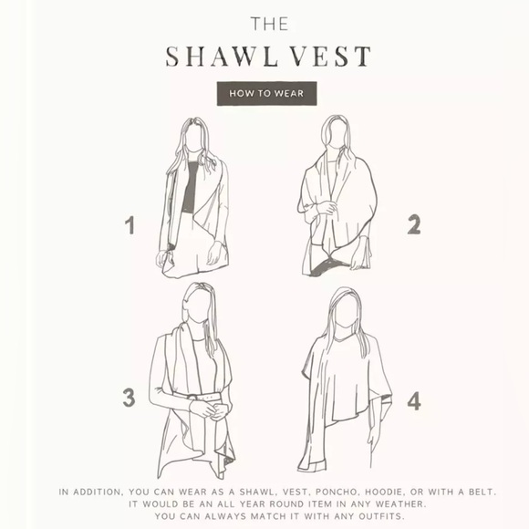 Look by M Vest Shawl - Picture 4 of 16